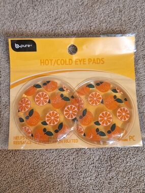 b.pure Hot/Cold Eye Pads - Orange Citrus Print